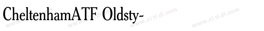 CheltenhamATF Oldsty字体转换